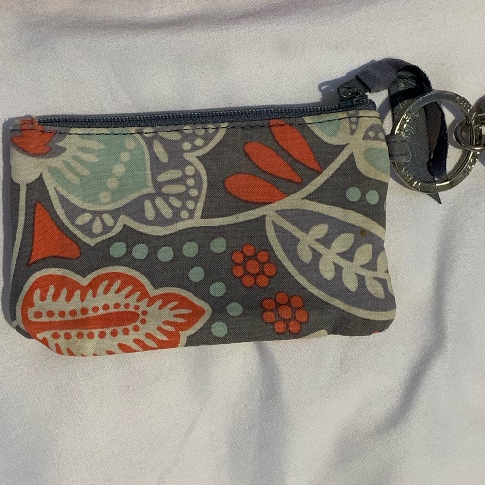 Vera Bradley wallet with lanyard